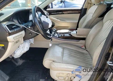 2018 Genesis G90 Ultimate z USA, uszkodzony, nr VIN KMHG54JH0JU042086